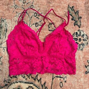 Pink Victoria’s Secret Lace Bralette